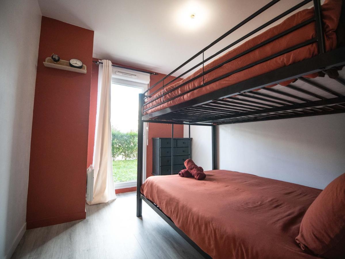 Appartement 10 Mins Disneyland - Jardin Et Parking Montévrain Eksteriør bilde